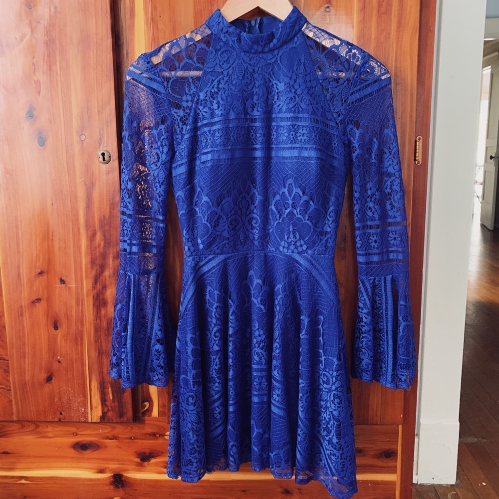 Bell-Sleeve Dress